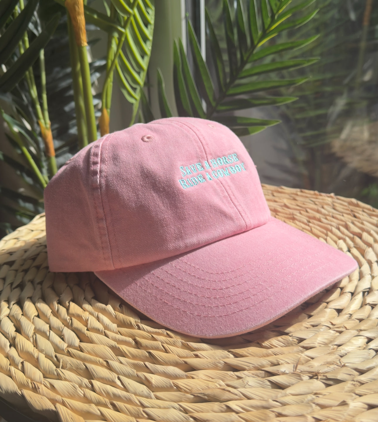 Save A Horse Rode A Cowboy Embroidered Cap