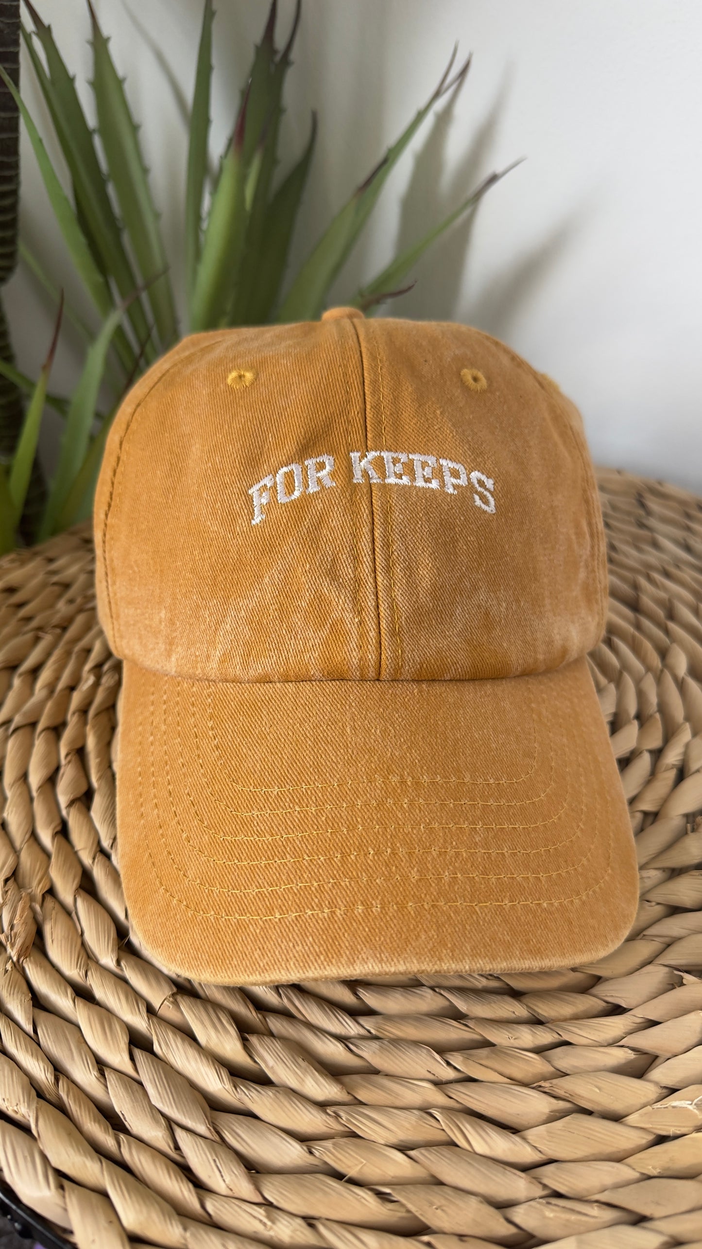 For Keeps Embroidered Cap (Binding 13 Inspired)