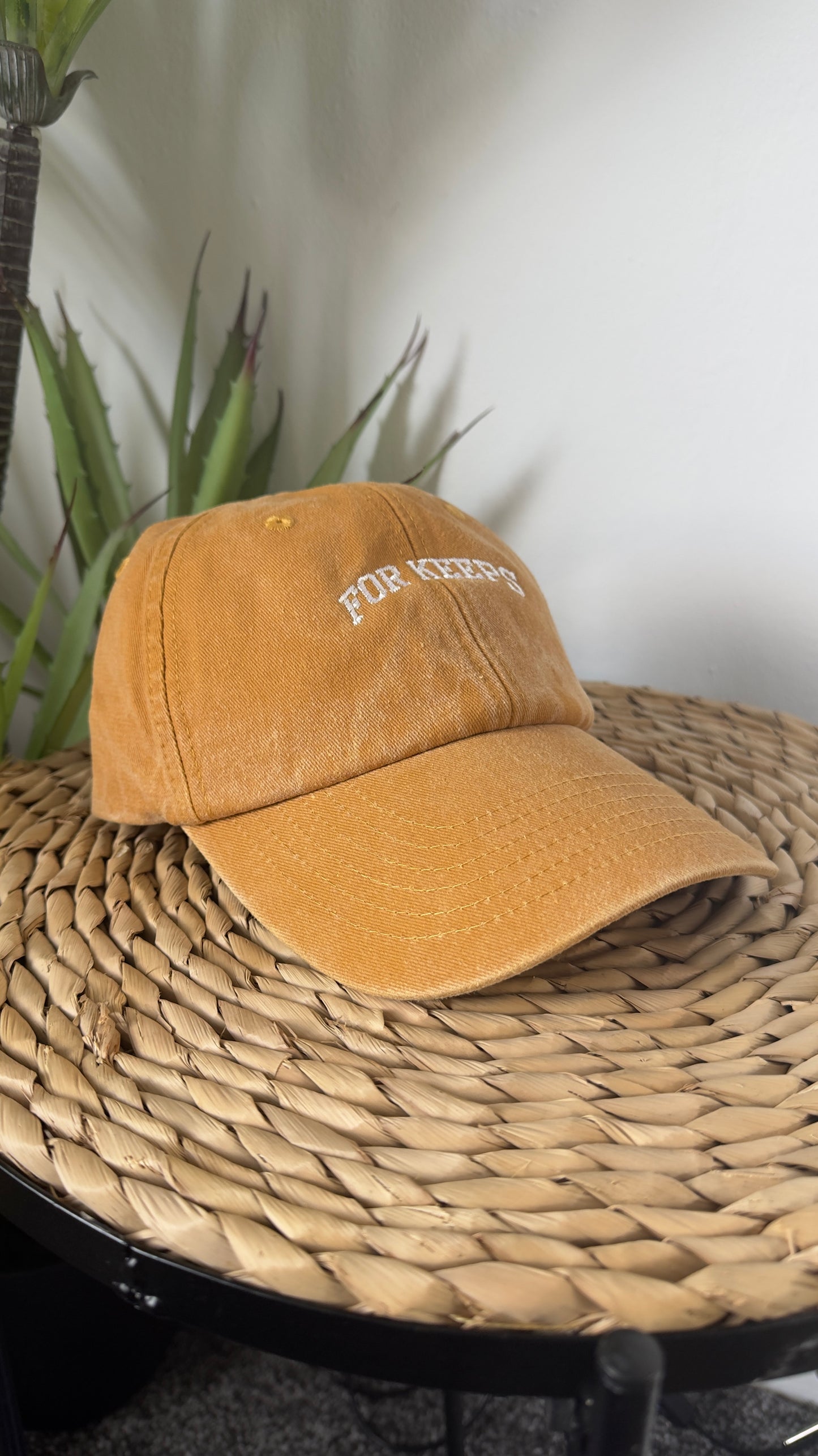 For Keeps Embroidered Cap (Binding 13 Inspired)