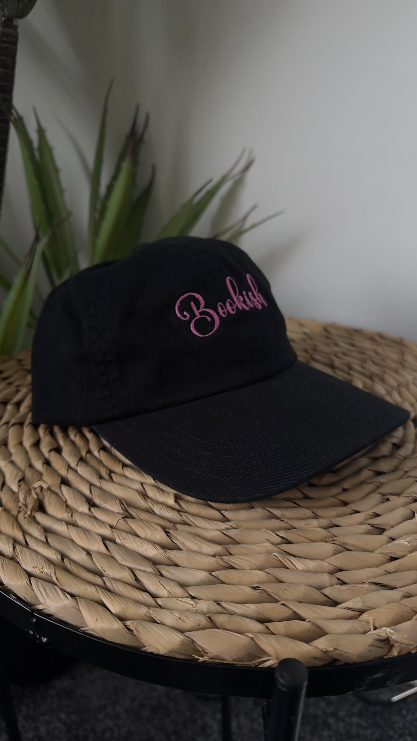 Bookish Embroidered Cap