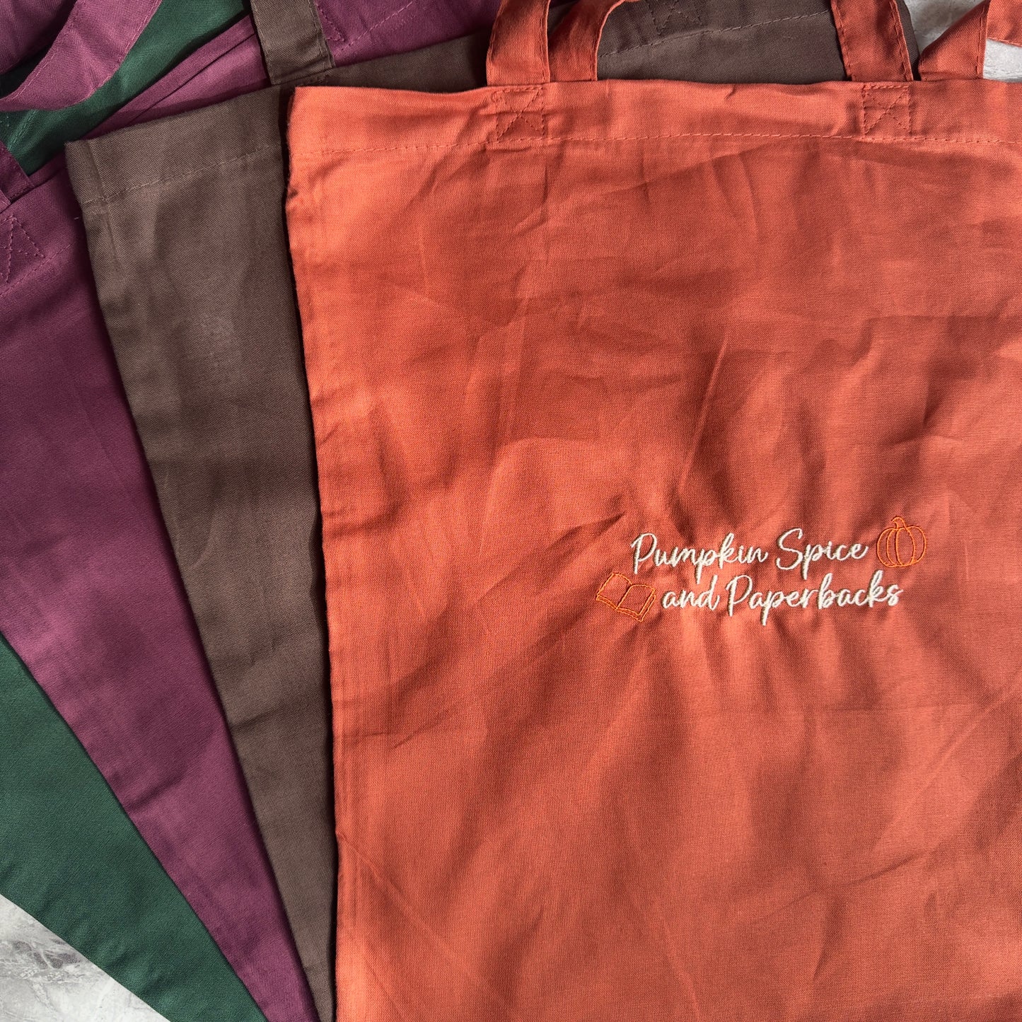 π Pumpkin Spice & Paperbacks Tote π