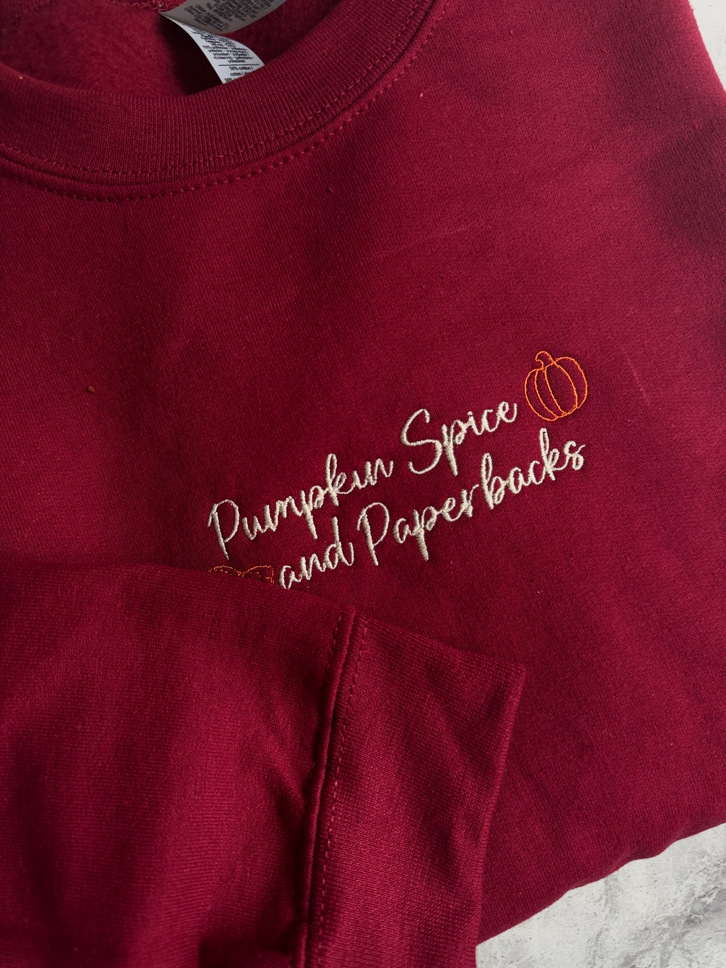 Pumpkin Spice & Paperbacks Sweatshirt
