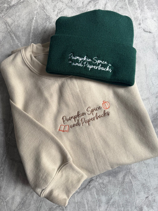 Pumpkin Spice & Paperbacks Sweatshirt