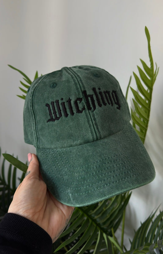 Witchling Embroidered Cap