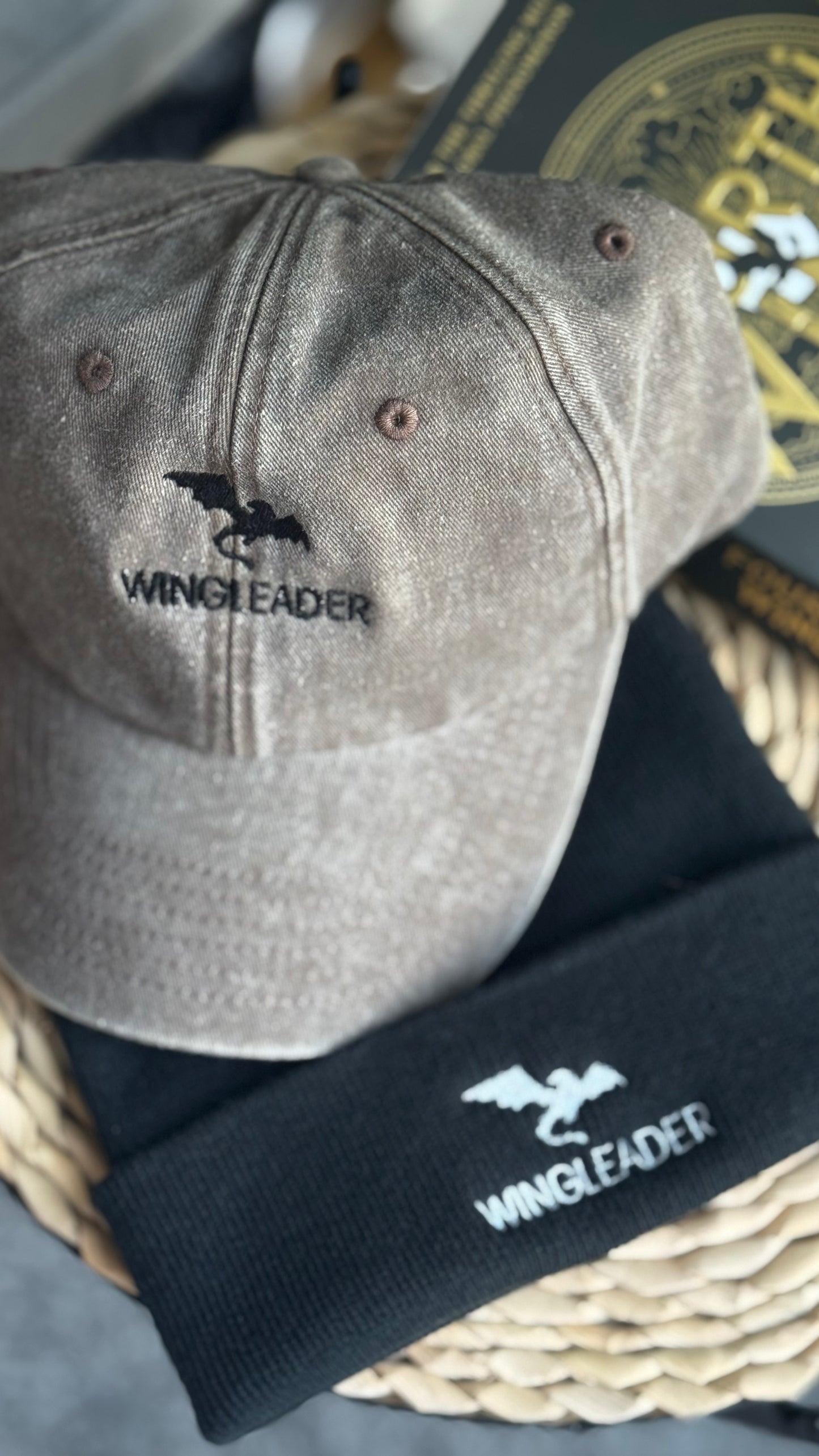 WINGLEADER Embroidered Cap β Fourth Wing Inspired