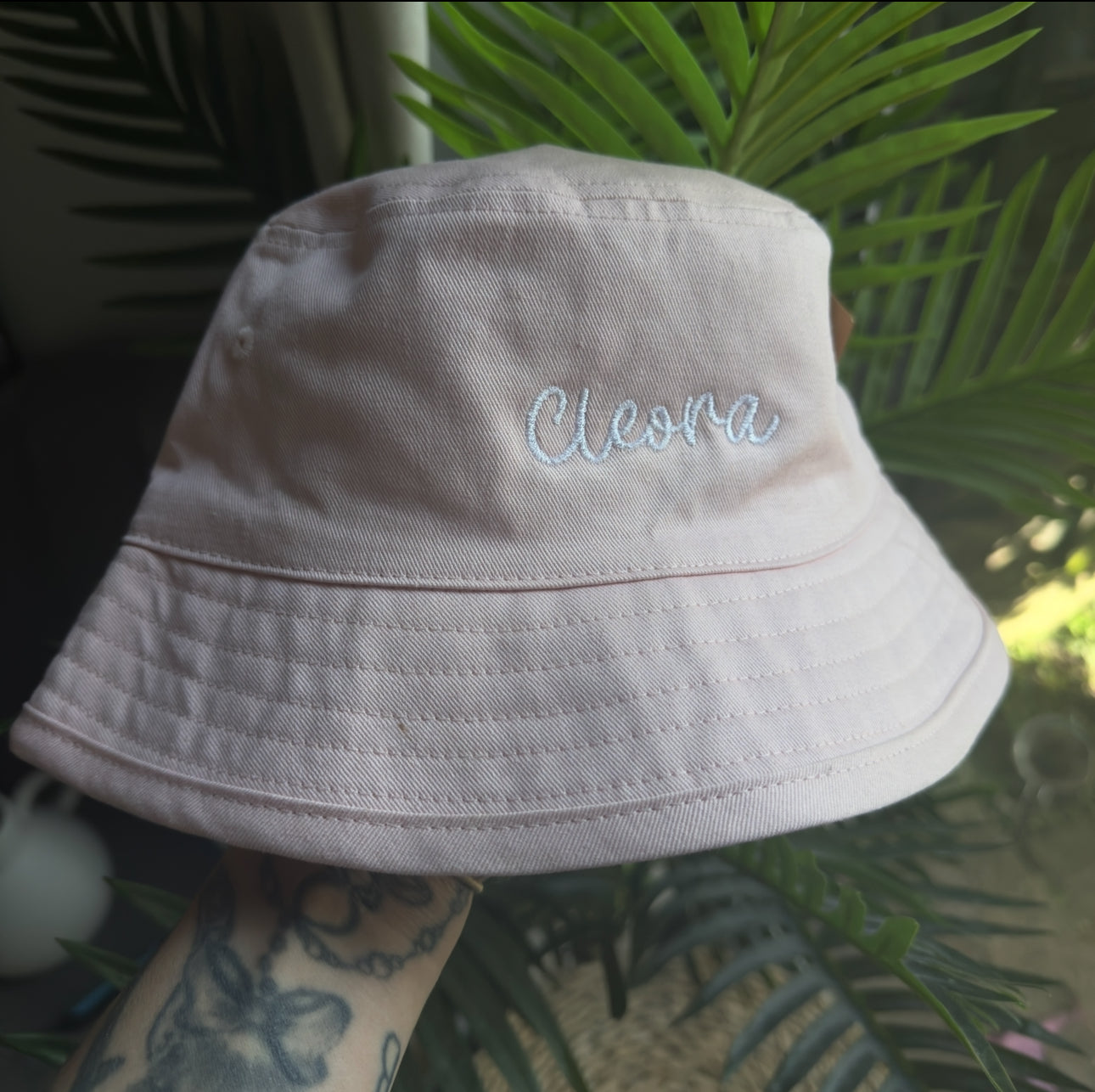 Personalised Kids Organic Cotton Bucket Hat