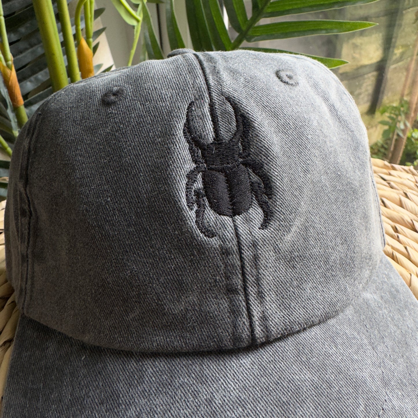 Stag Beetle Embroidered Cap
