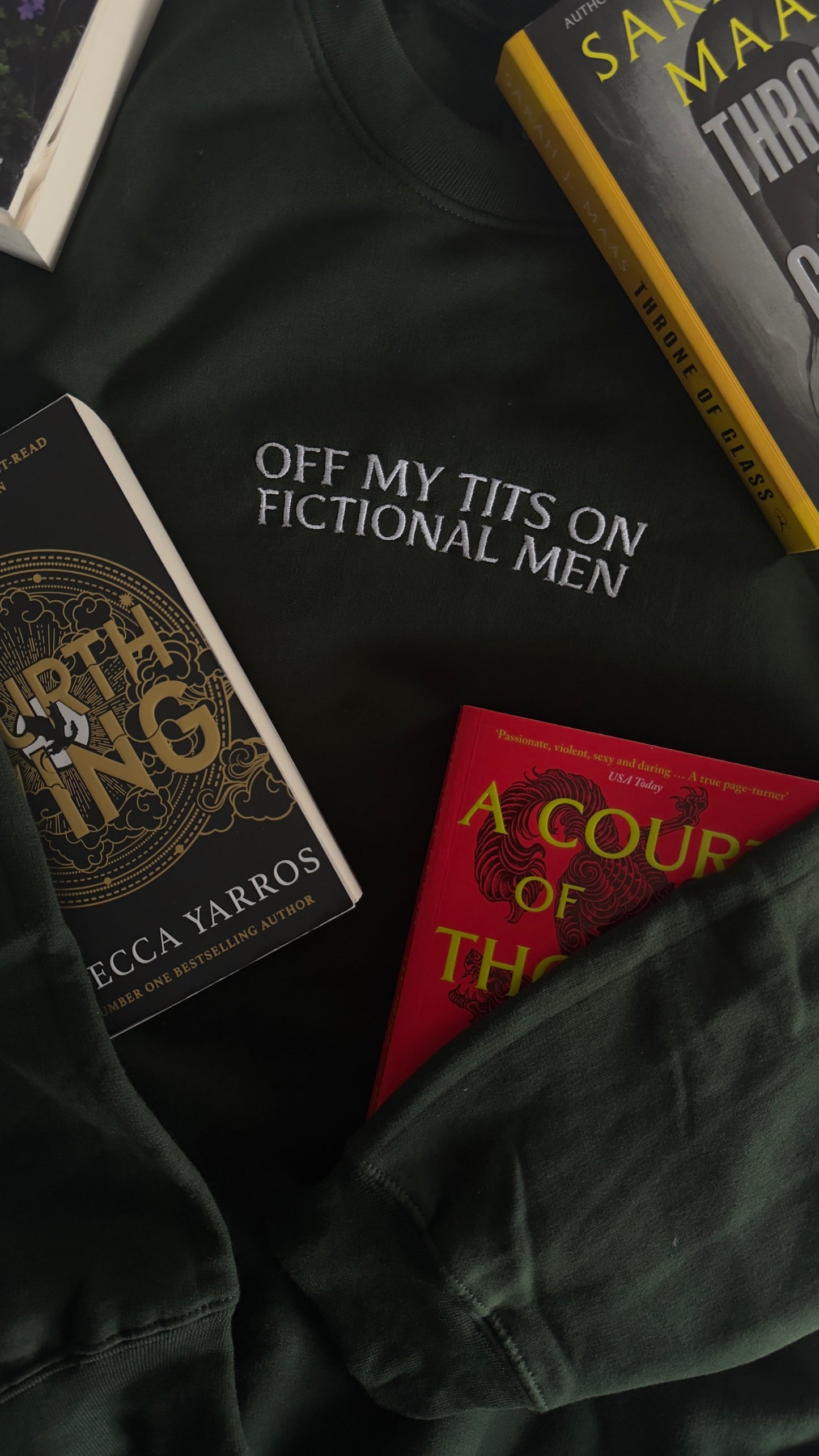 Off My Tits On Fictional Men Sweatshirt