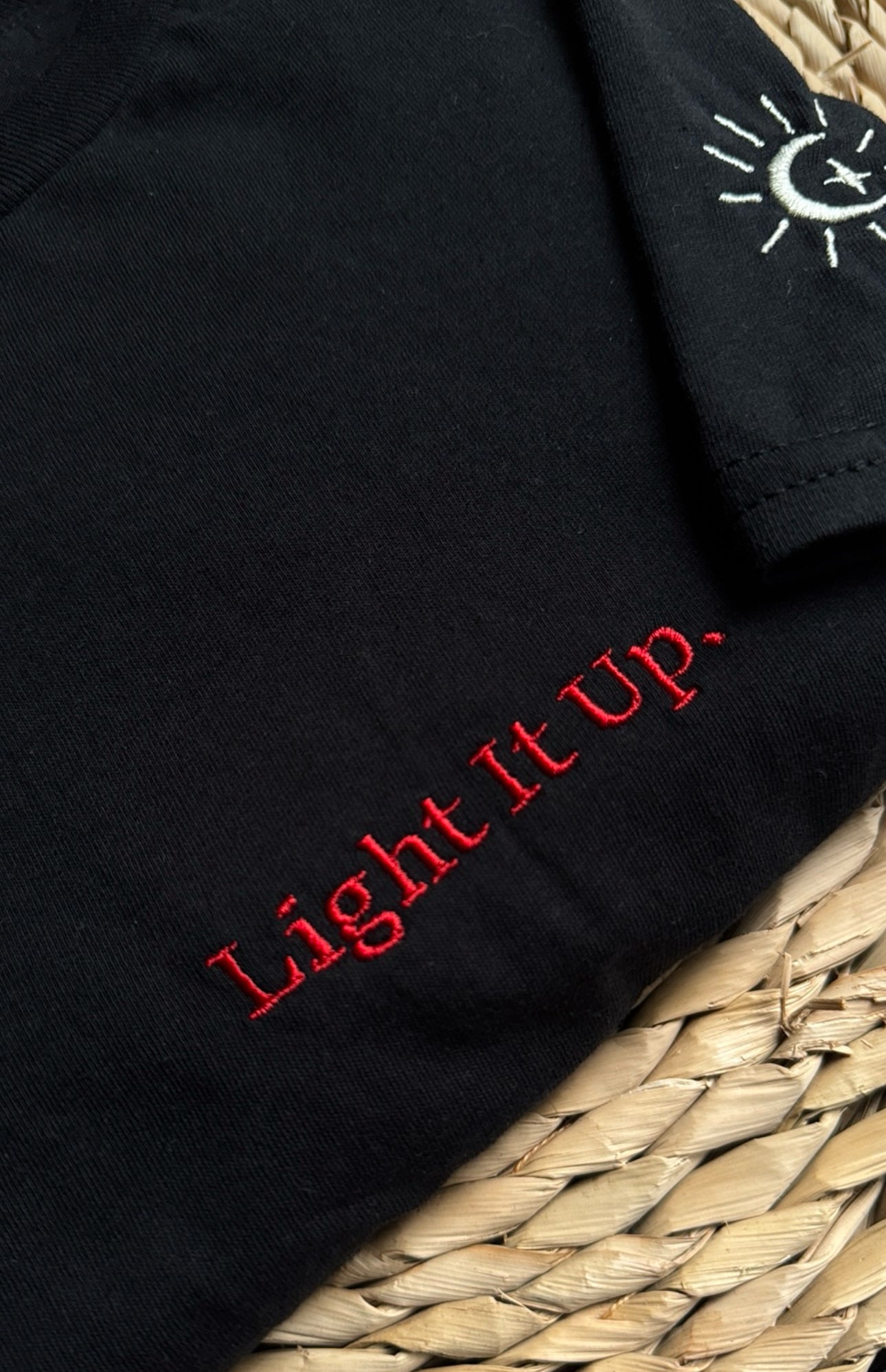 Light It Up. Embroidered