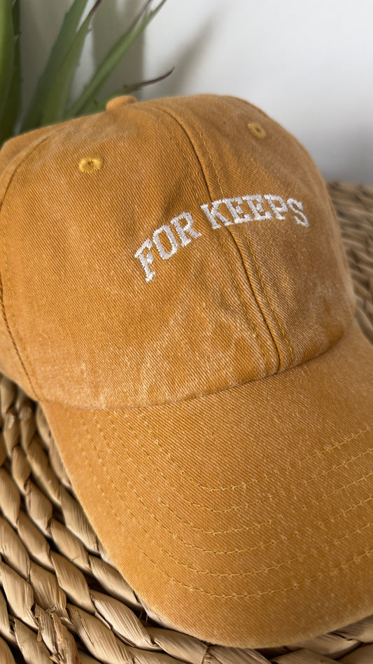 For Keeps Embroidered Cap (Binding 13 Inspired)