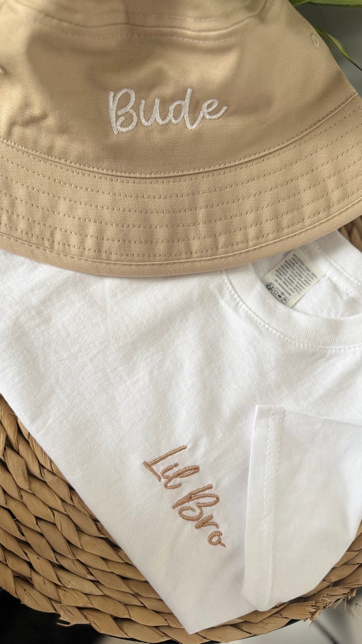 Kids Embroidered Tee – Matching Brother & Sister Outfits