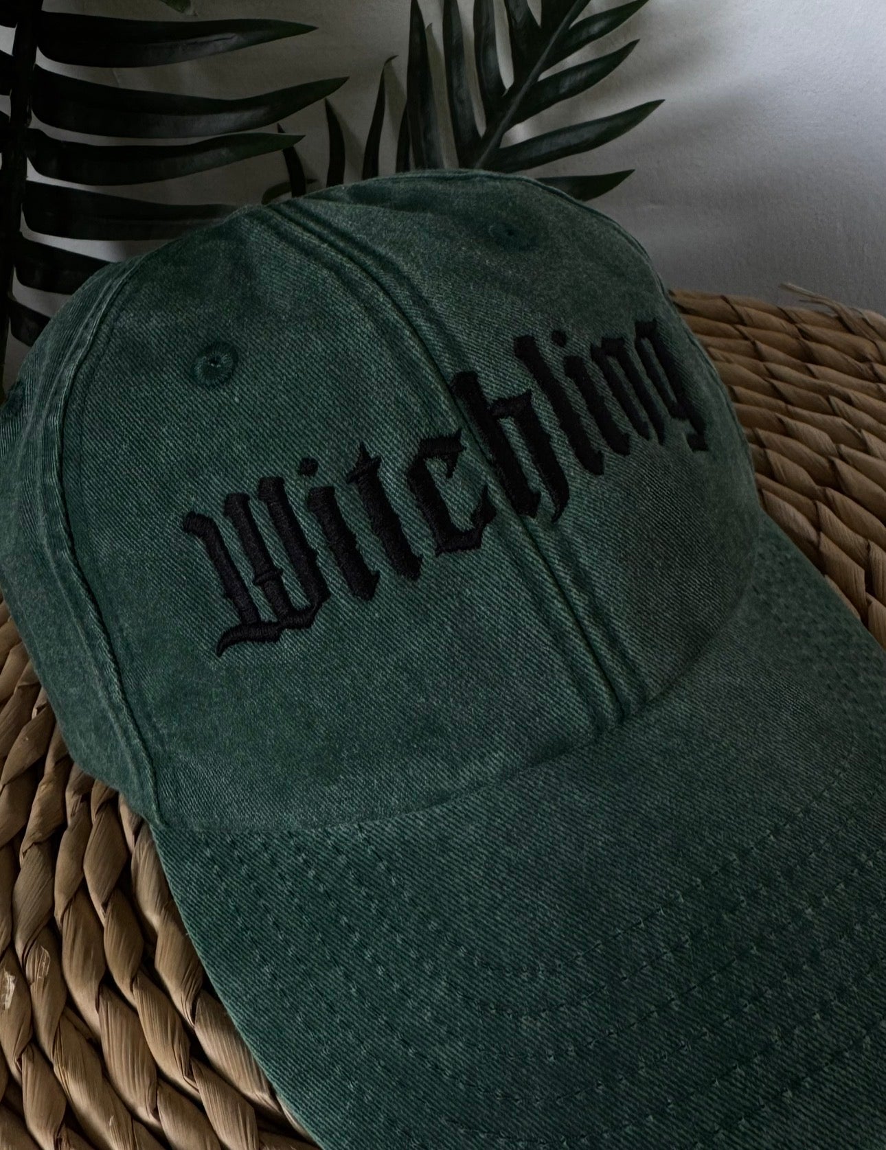 Witchling Embroidered Cap