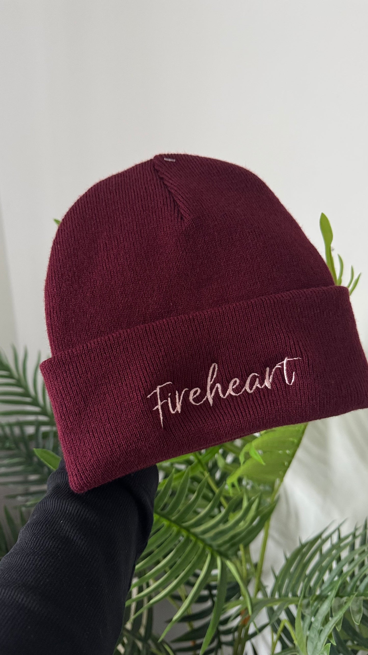 Fireheart Embroidered Beanie