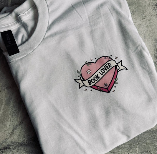 Book Lover Heart Tee/Sweatshirt/Hoodie