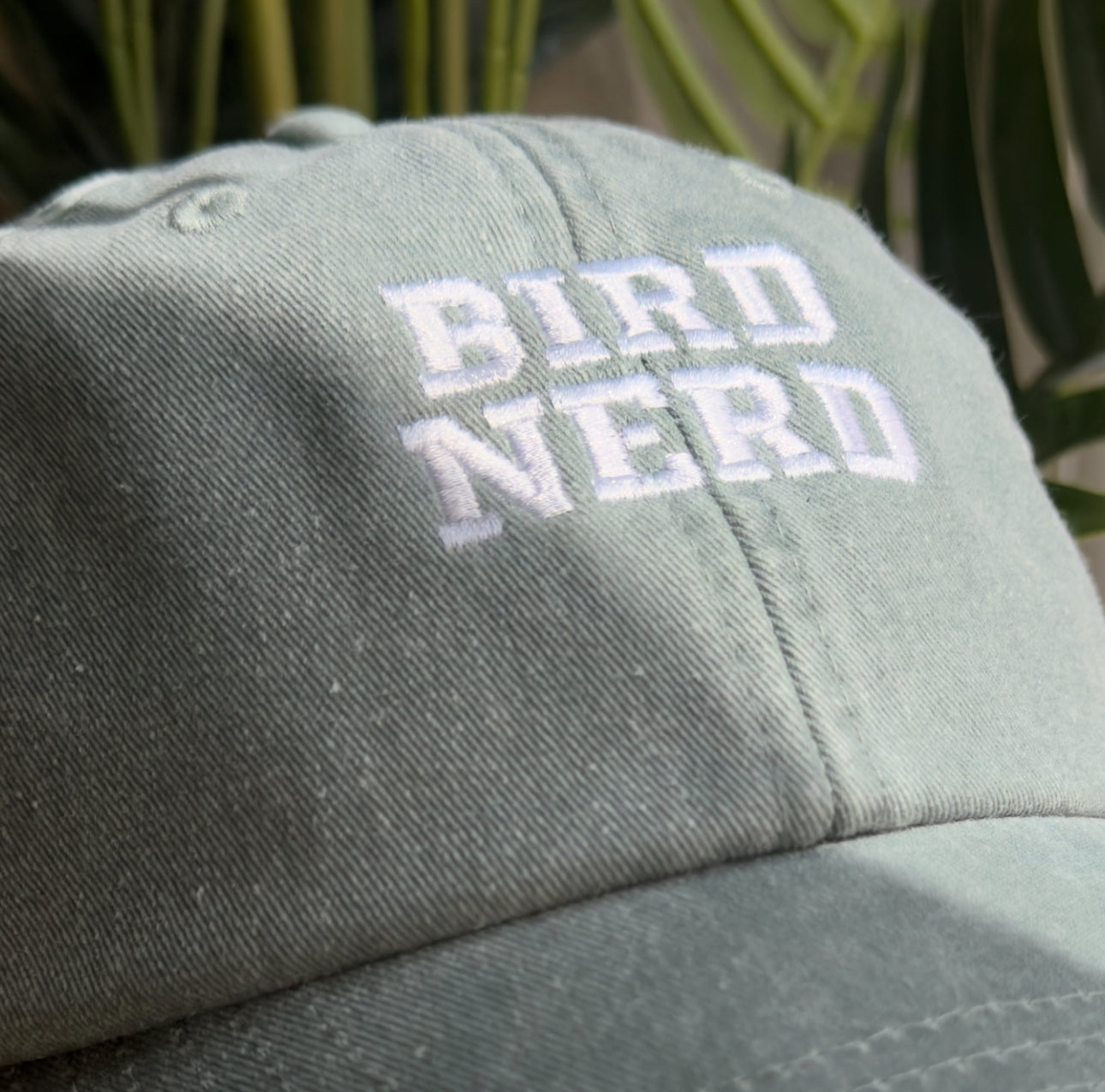 Bird Nerd Embroidered Cap
