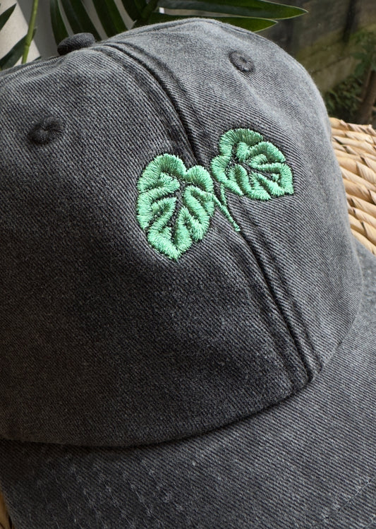 Monstera Embroidered Cap