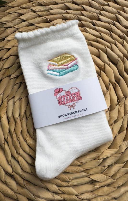 Book Stack Socks